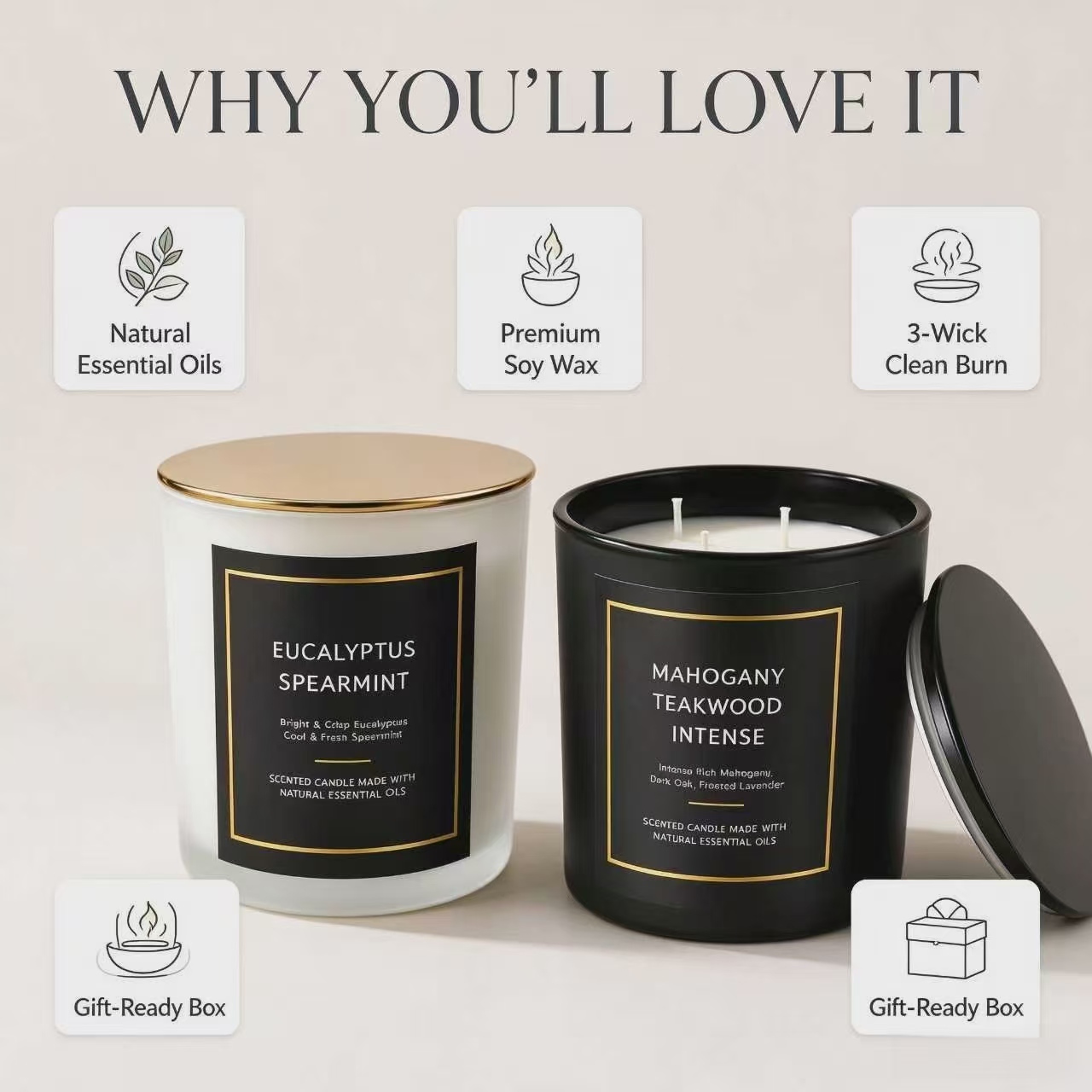 Świeczki zapachowe, romantyczn – Home Fragrance Usa recenzja i cena